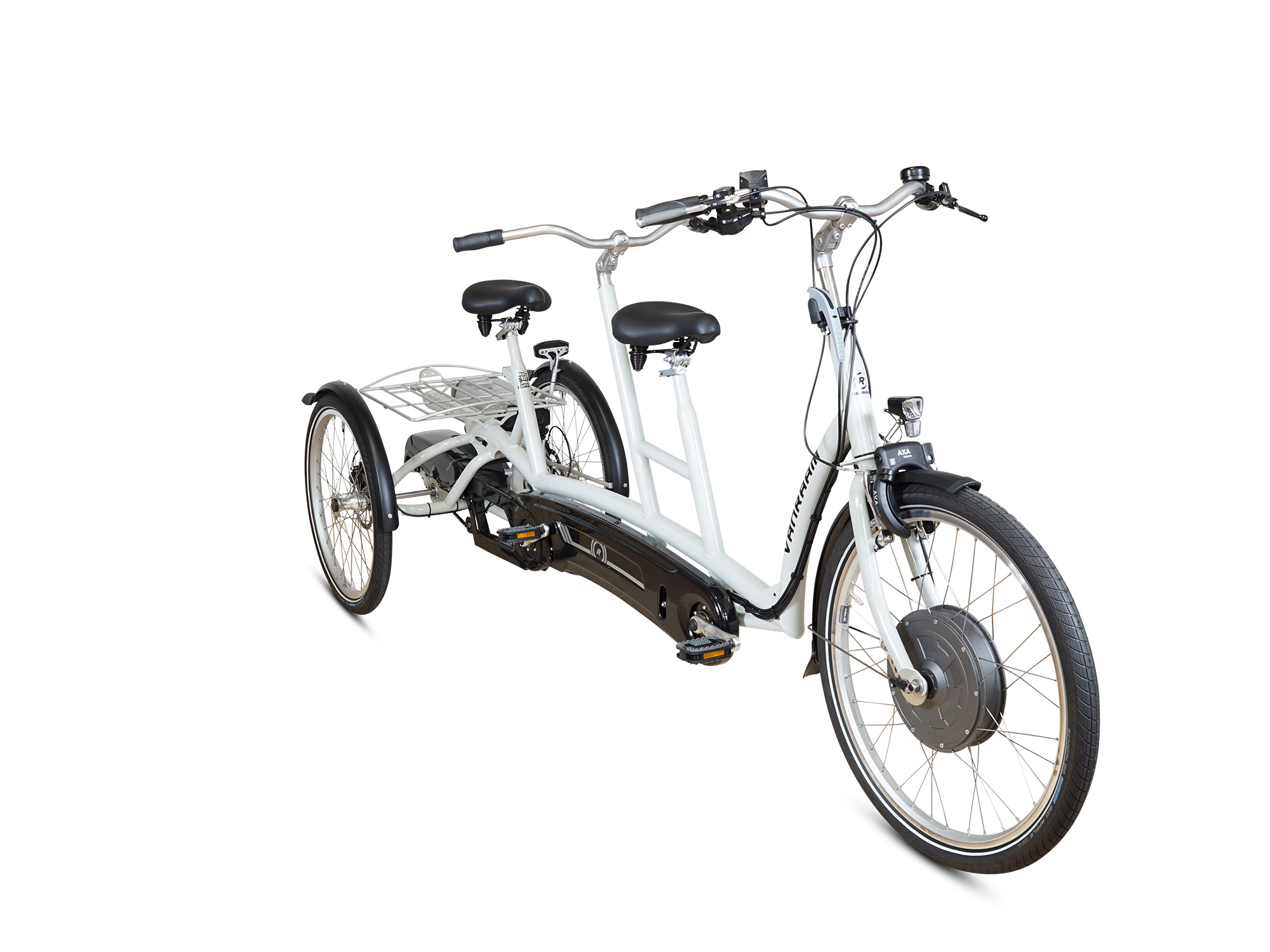 Dreirad Tandem von vorne