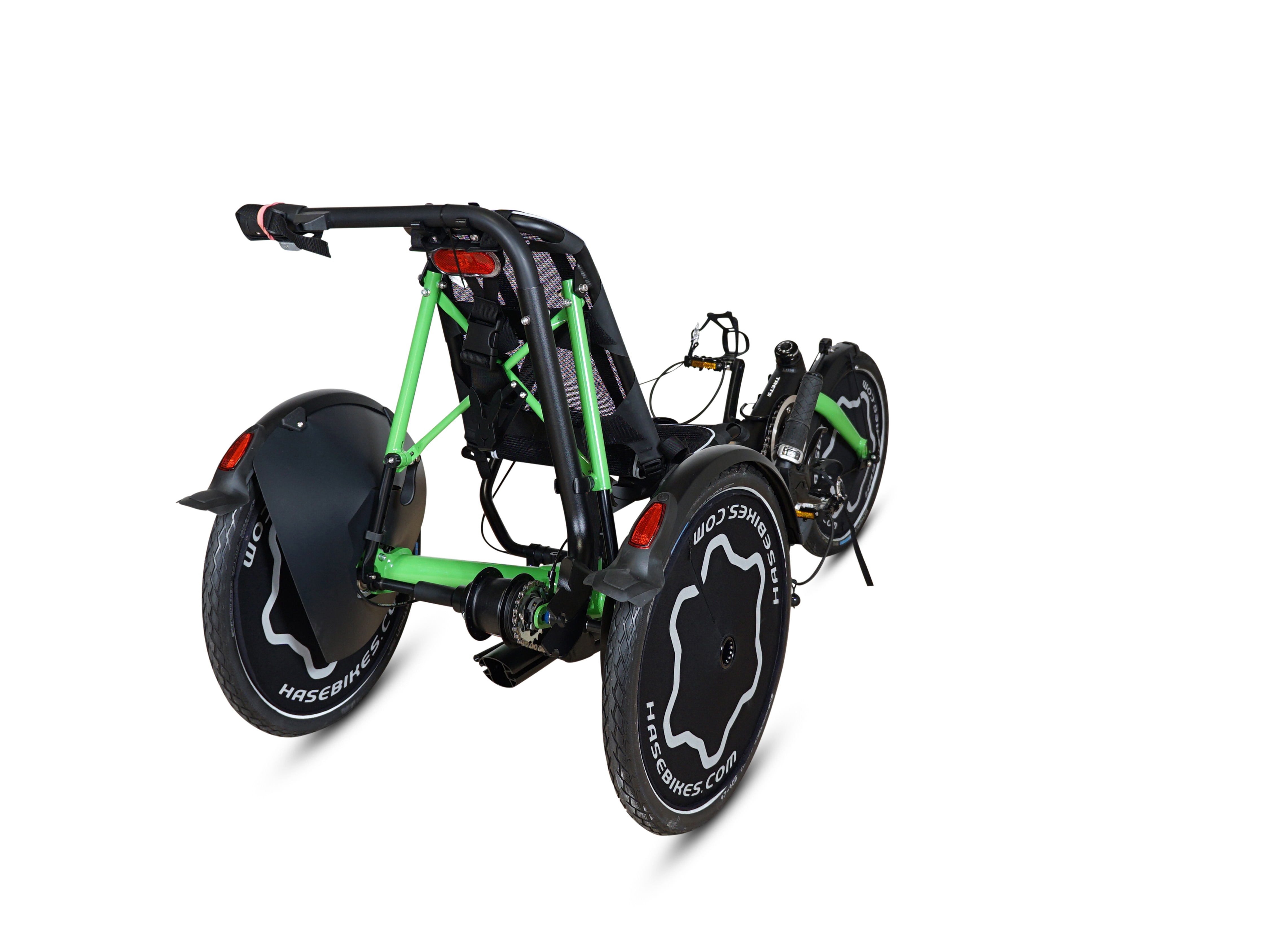 Dreirad für Kinder von hinten