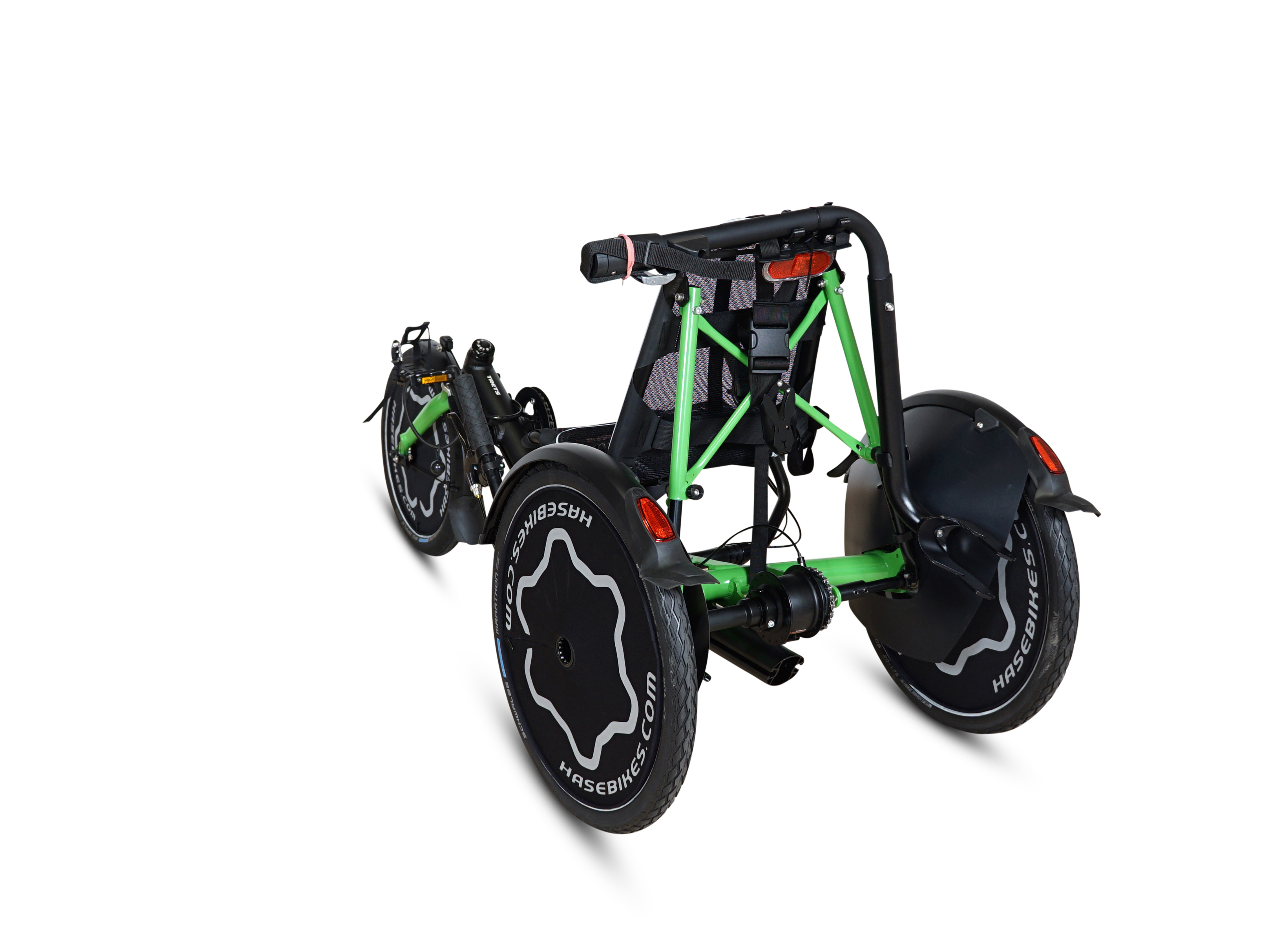 Dreirad für Kinder von hinten