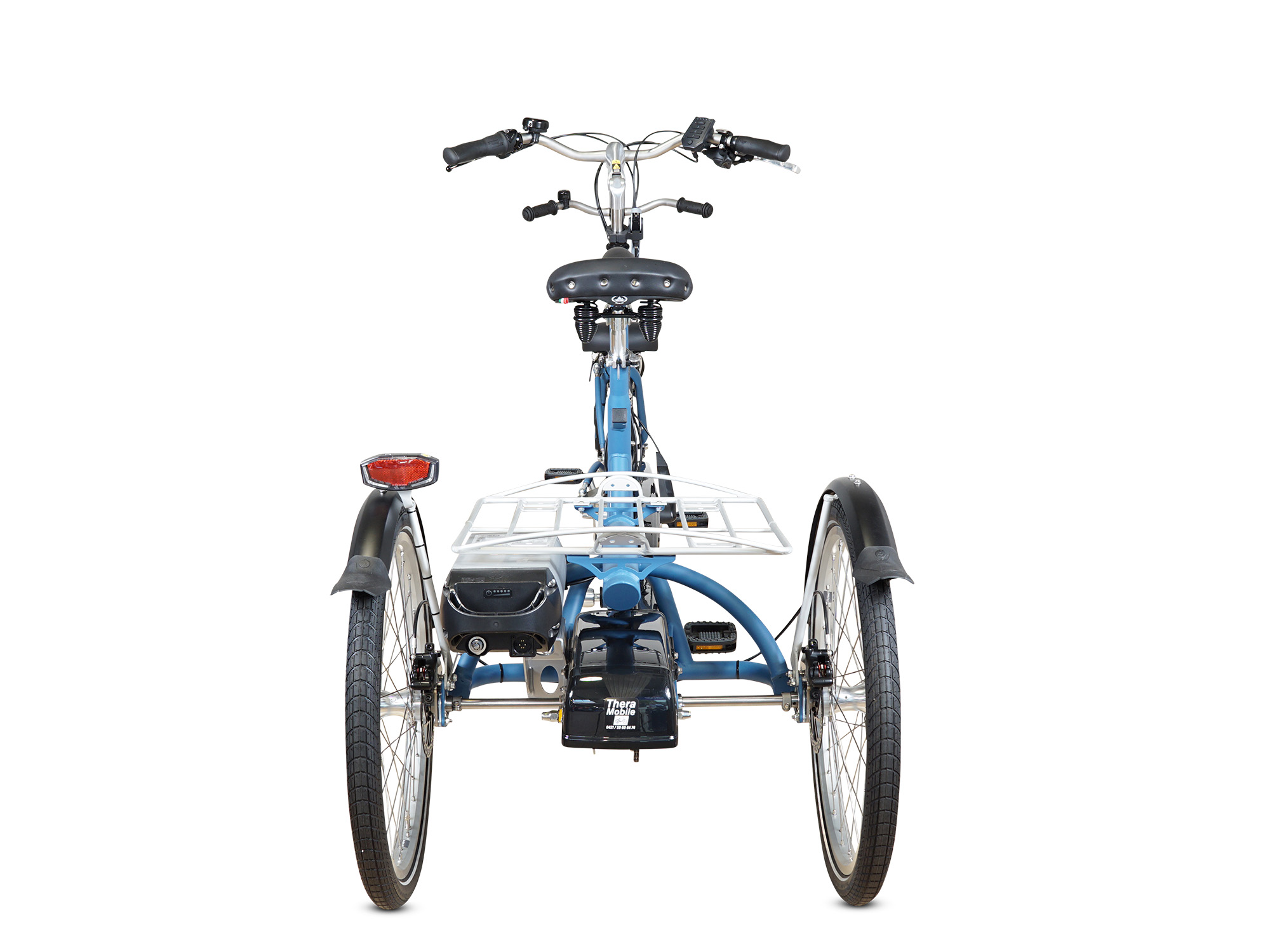 Tandem von Raam hinten betrachtet