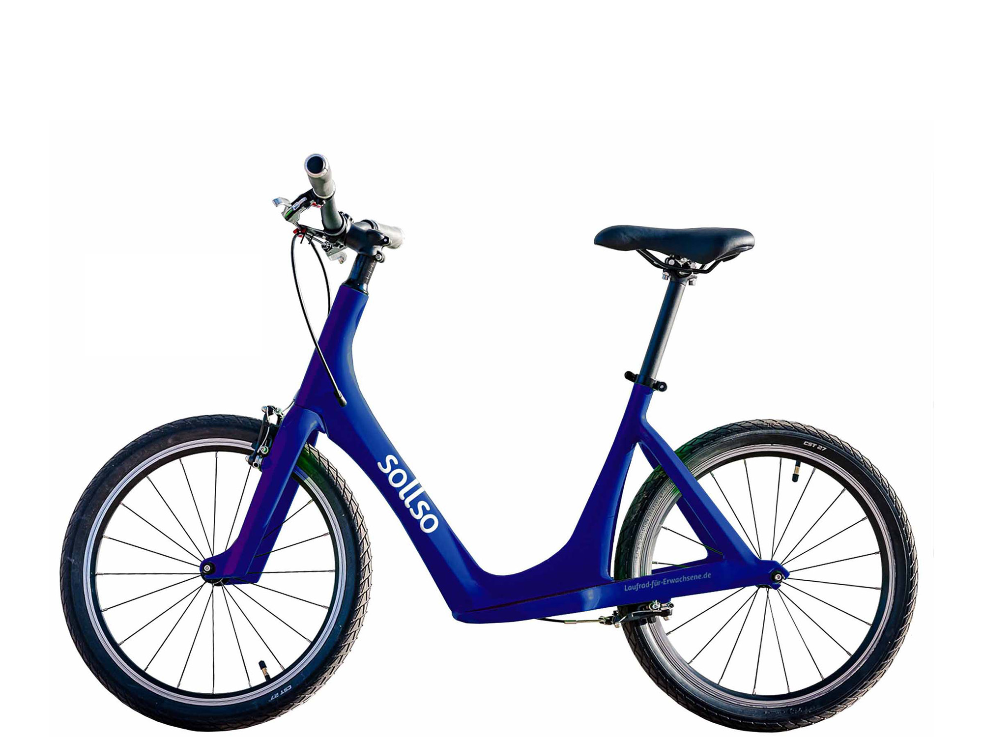 Königsblaues Laufrad