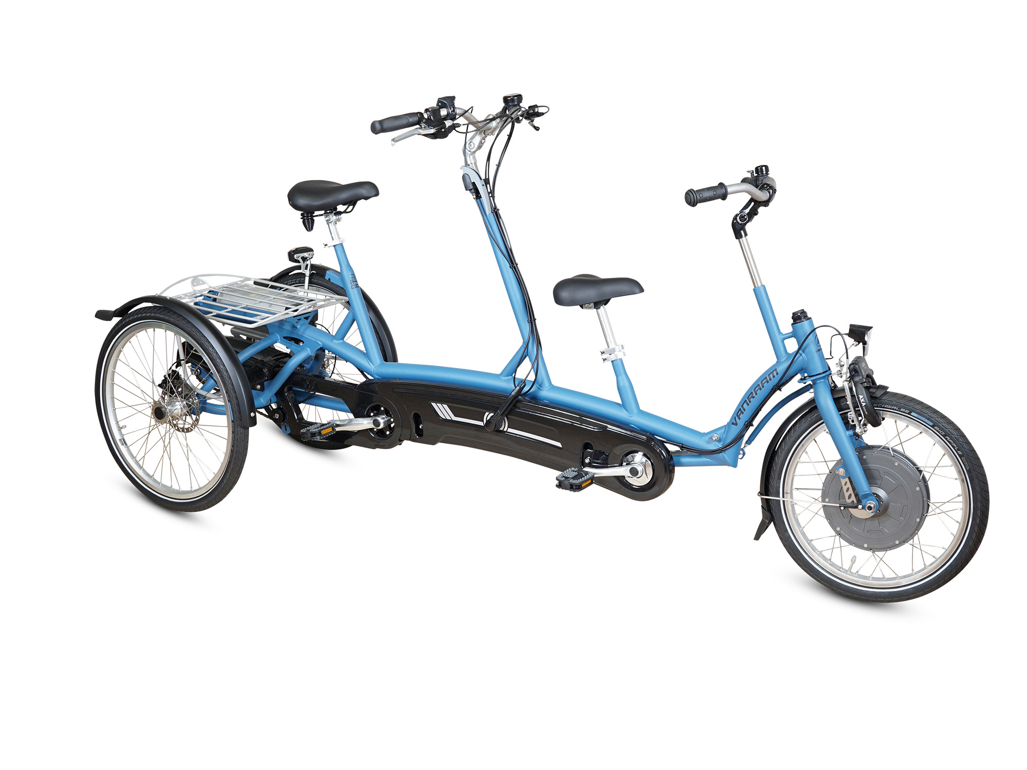 Tandem von Raam seitlich betrachtet