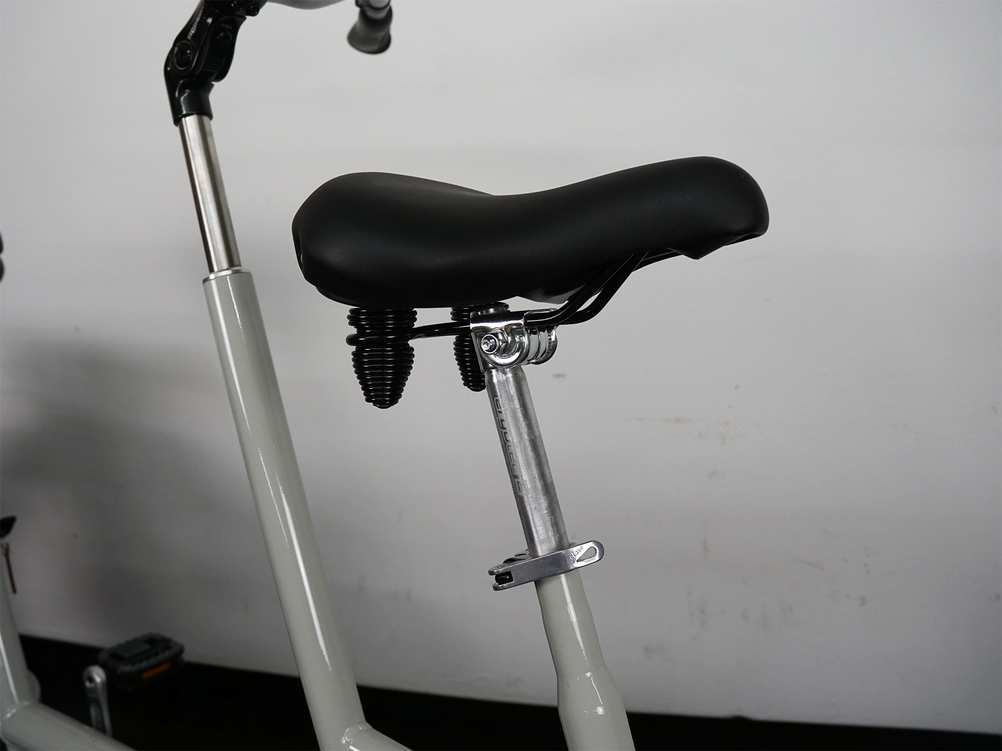 Schwarzer Fahrradsattel