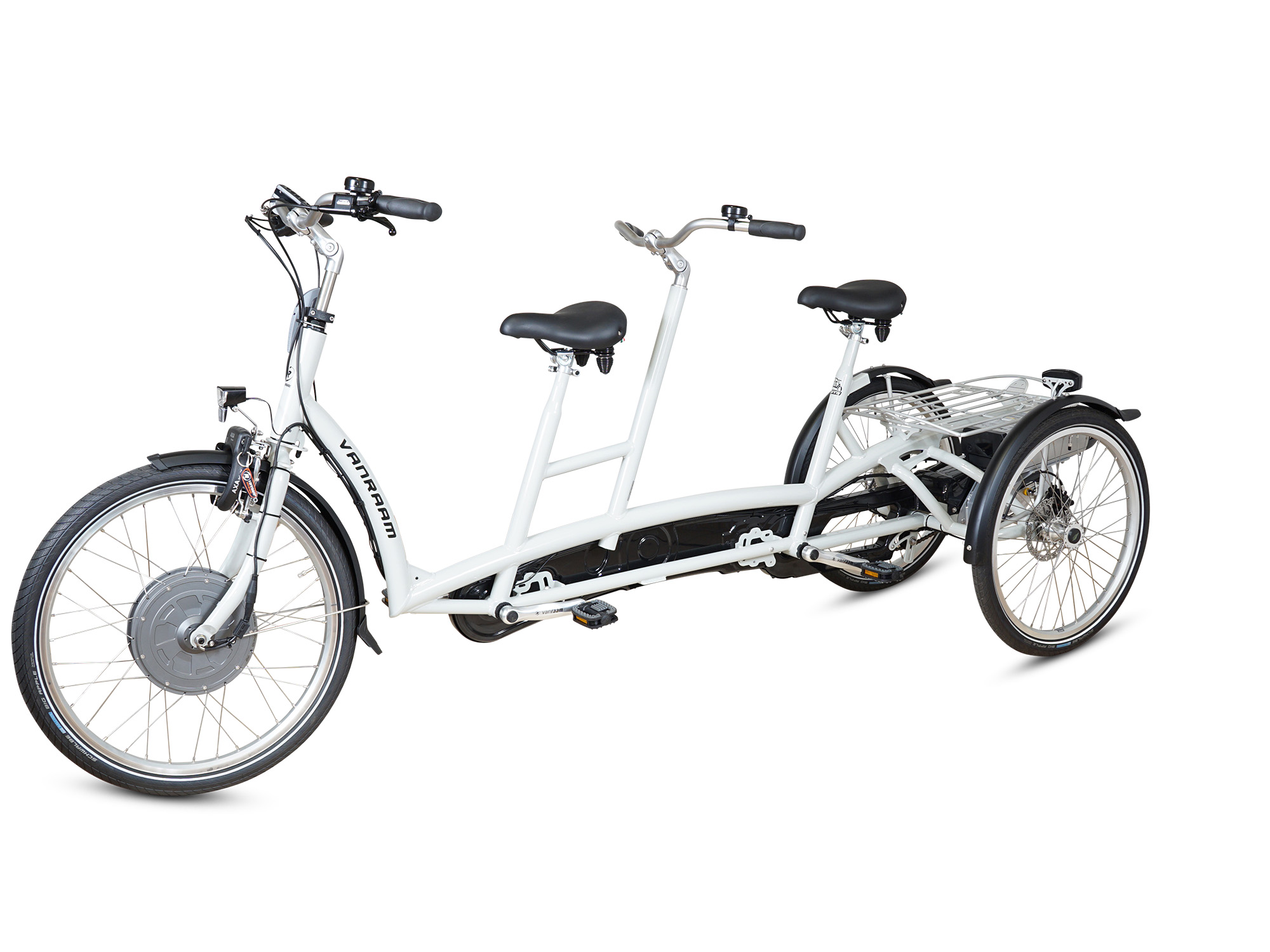 Dreirad Tandem von der Seite